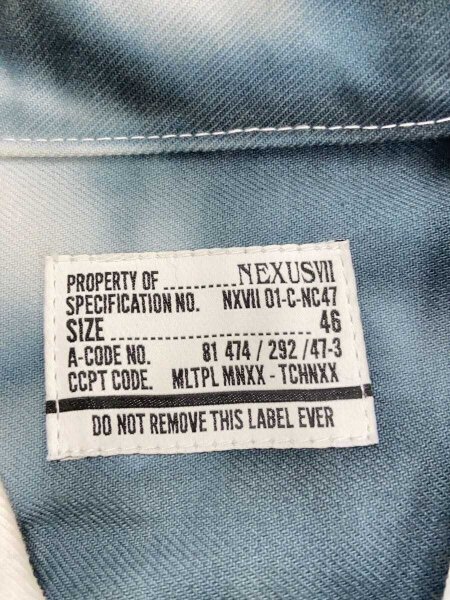 NEXUS7(ネクサスセブン) / ジャケット/46/コットン/マルチカラー/01-C