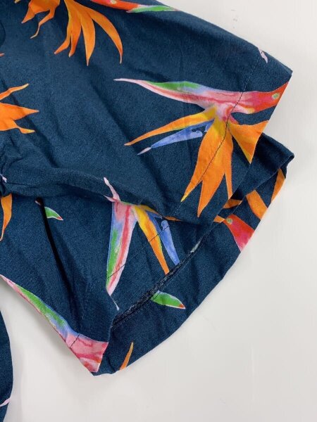 Aloha Blossom / アロハシャツ/36/レーヨン/NVY/花柄/AB-0017010104// Aloha Blossom(アロハブロッサム) / アロハシャツ/36/レーヨン/NVY/花