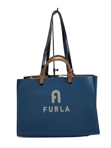 FURLA(フルラ) / トートバッグ/レザー/NVY/無地/WB00725 | 中古品の 
