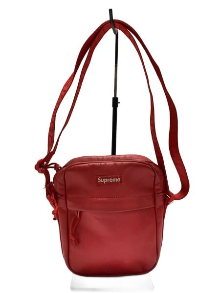 Supreme(シュプリーム) / ショルダーバッグ/レザー/RED/無地// | 中古