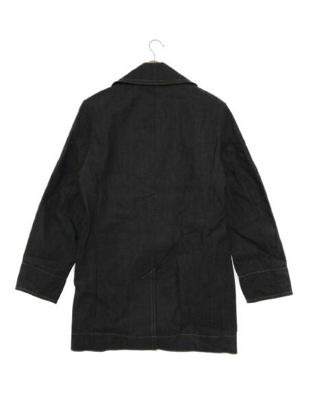 T.M.T ティーエムティー レザー ピーコート インディゴ T.M.T ティーエムティー レザー ピーコート インディゴ 【公式通販】