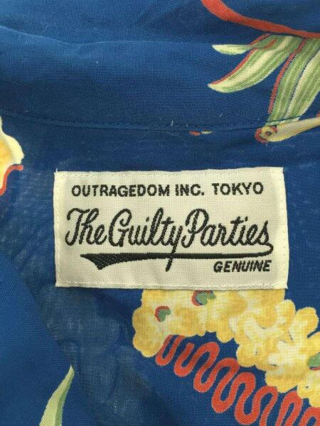 WACKO MARIA(ワコマリア) / アロハシャツ/S/レーヨン/ブルー/GUILTY