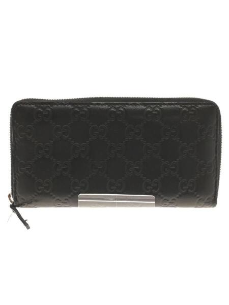 GUCCI(グッチ) / 長財布/レザー/ブラック/黒/総柄/307987-525040/GG 
