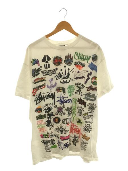 90s STÜSSY ロゴプリントTシャツ ホワイト　OLDS STUSSY(ステューシー) / Tシャツ/XL/コットン/ホワイト/白/OLD/90S/90