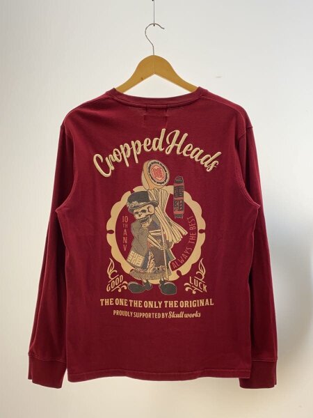 CROPPED HEADS(クロップドヘッズ) / 長袖Tシャツ/M/コットン/RED 