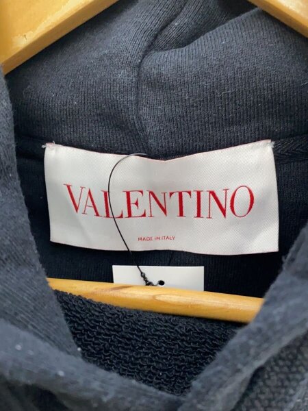 VALENTINO / パーカー/XL/コットン/BLK/6V3MF28NAQA/CHEZ VALENTINO VALENTINO(ヴァレンティノ) / パーカー/XL/コットン/BLK/6V3MF28NAQA
