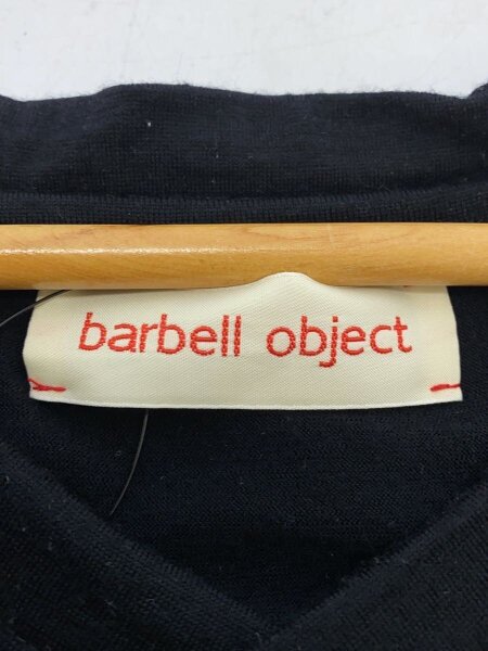 barbell object / ニットベスト(薄手)/FREE/ウール/BLK/無地/BO-04CN04 barbell object(バーベルオブジェクト) / ニットベスト(薄手)/FREE