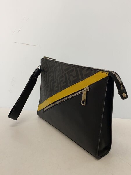 FENDI(フェンディ) / セカンドバッグ/レザー/BLK/総柄/7VA491 