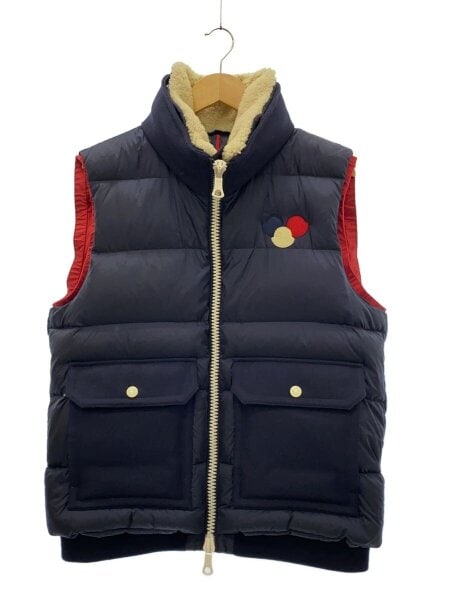 MONCLER(モンクレール) / AUBE GILET/ダウンベスト/4/ナイロン/NVY 