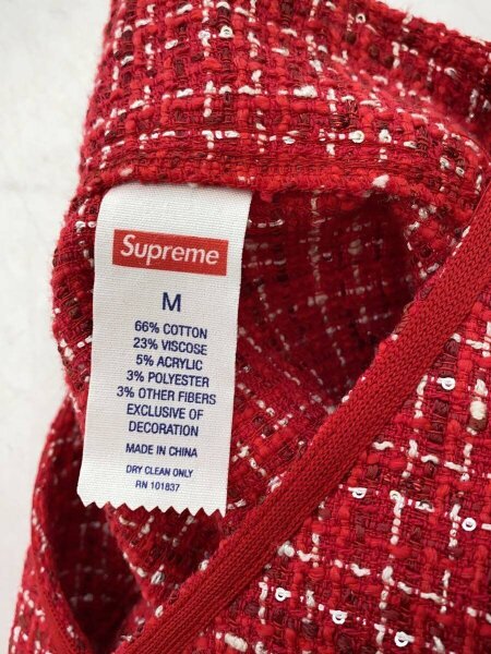 Supreme(シュプリーム) / 25AW/Boucle Baseball Jersey/タグ有/半袖 