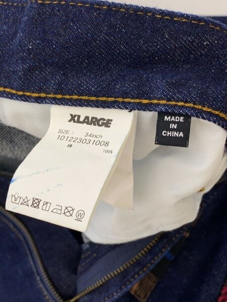 XLARGE(X-LARGE)(エクストララージ) / パッチワークストレートパンツ 