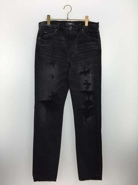 アミリ ライン ロングパンツ 30 ブラック AMIRI メンズ 古着 中古 