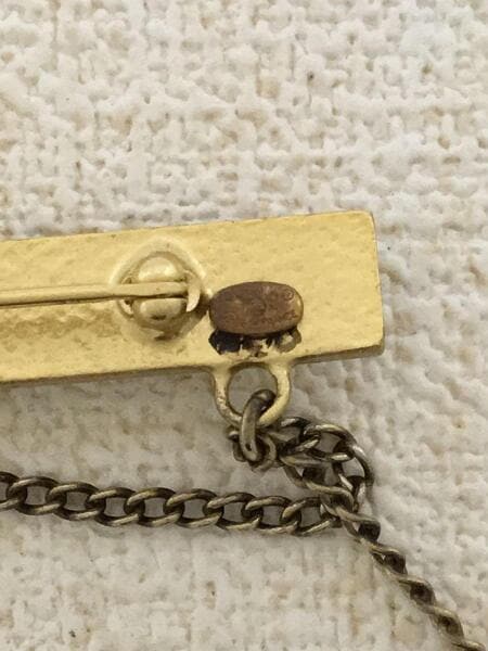 CHANEL(シャネル) / ブローチ/フェイクパール ココマーク チェーン/GLD