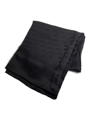 ブランド古着！80's Christian Dior シルクスカーフ ブラック Christian Diorのスカーフ検索結果|古着・中古品の通販サイト