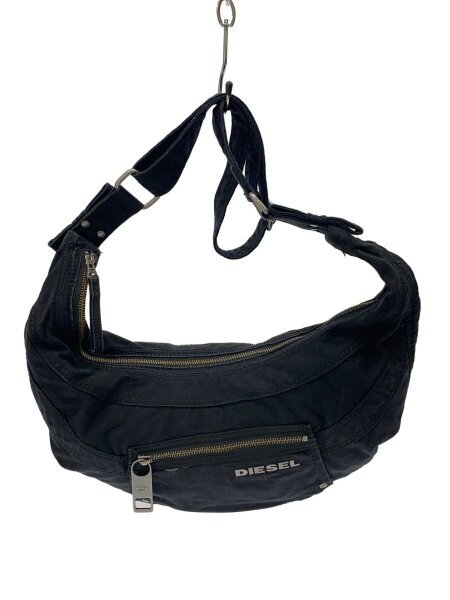 DIESEL ブラック 三日月ショルダーバッグ