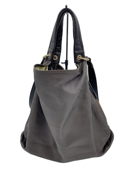 FURLA(フルラ) / 2wayショルダーバッグ/レザー/GRY/無地 | 中古品の 