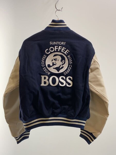 SUNTORY BOSS(サントリーボス) / ×office cue/スタジャン/M/レザー