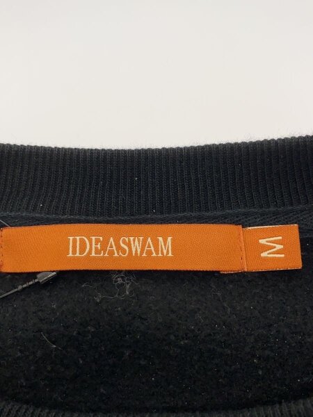IDEASWAM(iDea)(イデアスワム) / 刺繍/スウェット/M/コットン/ブラック 