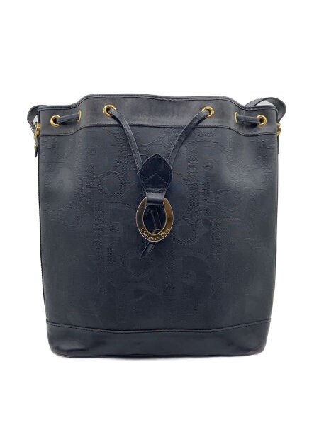 美品Christian Dior クリスチャン ディオール レザー 巾着 バッグ ディオールショルダー Dior 巾着バッグ Dior クリスチャンディオール