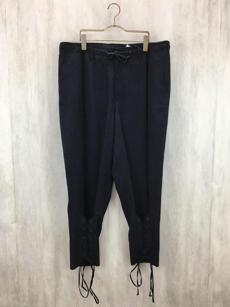 ヨウジヤマモト19awレースアップパンツ yohji yamamoto POUR HOMME 