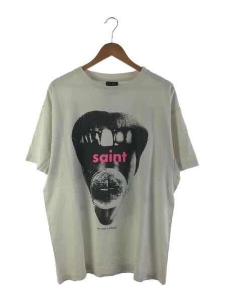 SAINT MICHAEL(セントマイケル) / Tシャツ/XL/コットン/WHT/無地/SM 