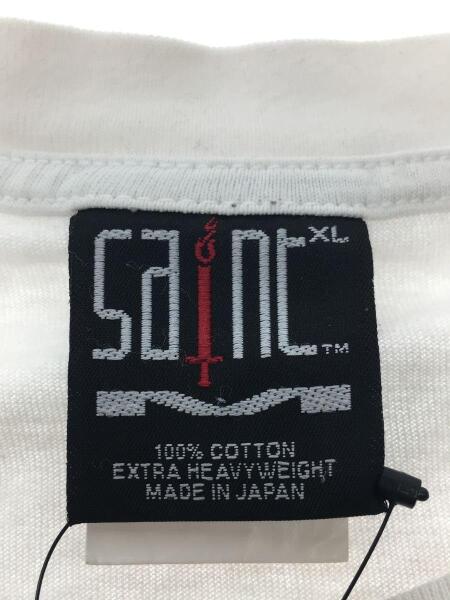 SAINT MICHAEL(セントマイケル) / Tシャツ/XL/コットン/WHT/無地/SM 