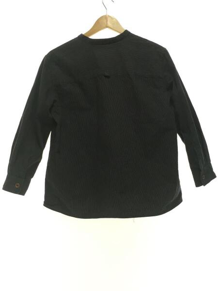 MHL.(エムエイチエル) / BROKEN STRIPE COT/バンドカラー/ショート丈 