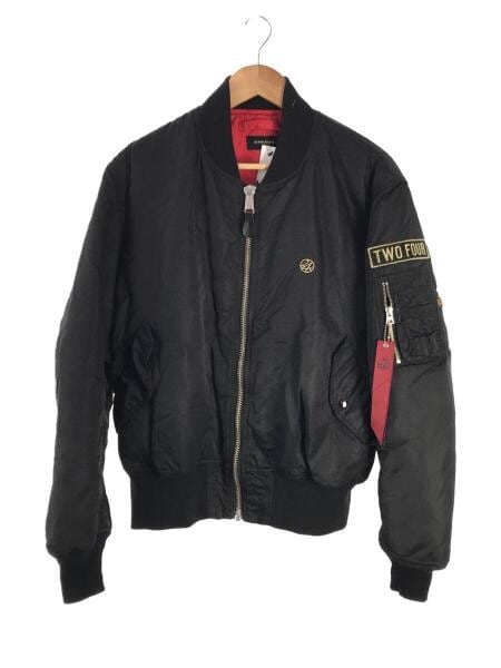 アルファインダストリーズ 24karats MA-1 L ワッペン 刺繍 希少 アルファインダストリーズ 24karats MA-1 刺繍 ワッペン