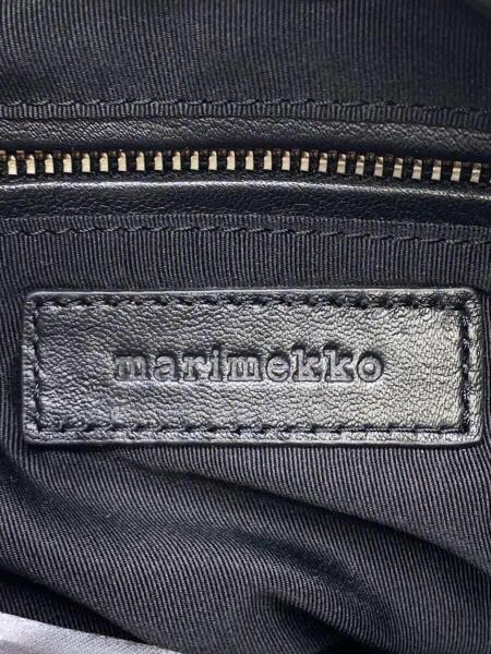 marimekko(マリメッコ) / MINI PIXIE/ショルダーバッグ/レザー/BLK 