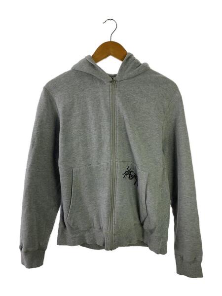 新品タグ付 ルシアンペラフィネ パーカー S スカル lucien pellat-finet(ルシアンペラフィネ) / スカル スパイダー刺繍