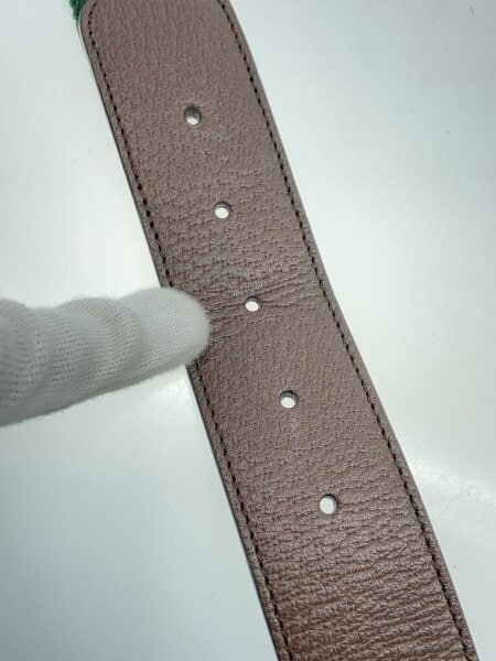 GUCCI(グッチ) / ダブルロゴサークルバックルシェリーラインベルト/BRW