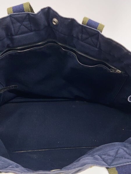 HERMES(エルメス) / フールトゥ GM/トートバッグ/コットン/NVY/無地