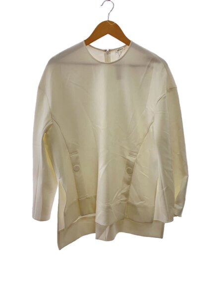 ENFOLD ウォッシャブル スリット 2Wayボタン プルオーバートップス