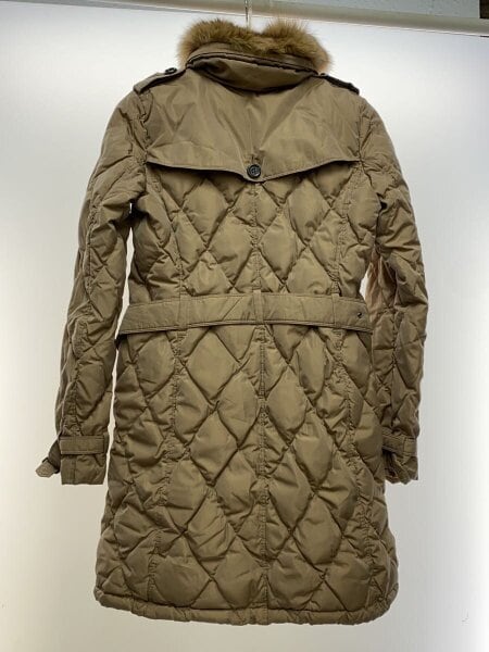 BURBERRY LONDON ダウンコート メガチェック フォックスファー M BURBERRY LONDON(バーバリーロンドン) / フォックスファー/ロング