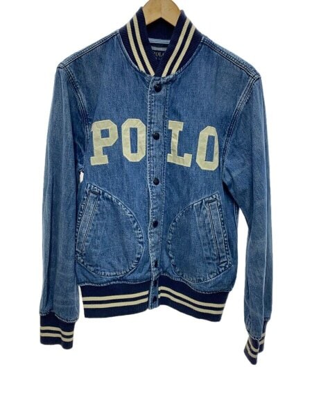 POLO RALPH LAUREN◇スタジャン/S/デニム/IDG POLO RALPH LAUREN(ポロ 