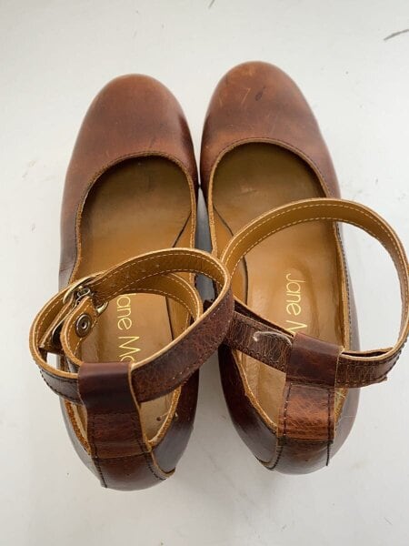 ジェーンマープル Jane Marple エナメルリボンシューズ ボルドー L