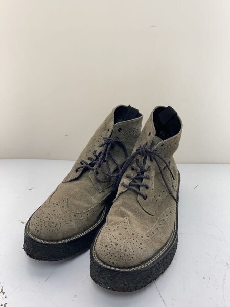 foot the coacher / レースアップブーツ/ウイングチップ/--/GRY/スウェード foot the coacher(フットザコーチャー) / レースアップブーツ/ウイング