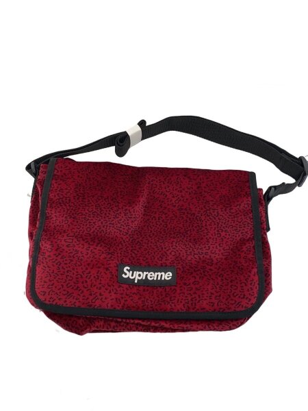 Supreme(シュプリーム) / ショルダーバッグ/ベロア/RED/総柄 | 中古品 