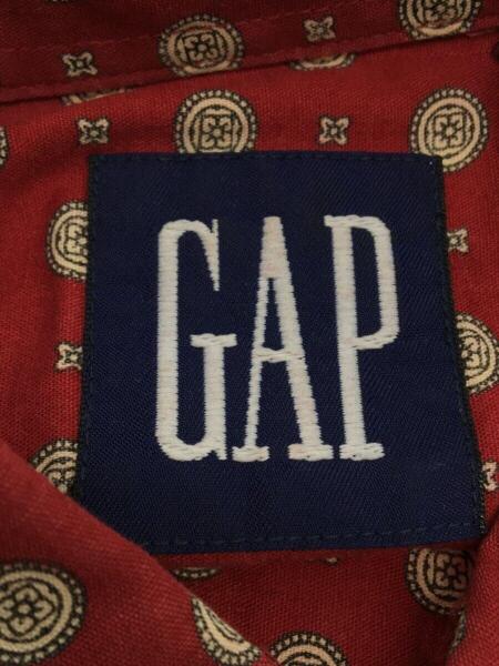 GAP(ギャップ) / 長袖シャツ/M/コットン/RED/総柄 | 古着の販売・通販