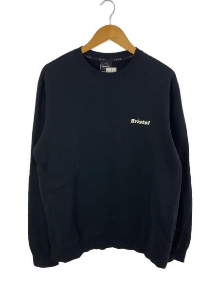 authentic LOGO CREWNECK sweat ブラックXL 美品
