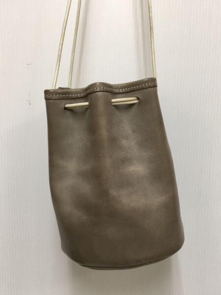 COOTIE(クーティー) / Leather Bucket Bag/バッグ/レザー/GRY | 中古品 