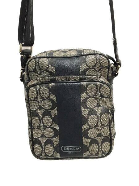 COACH(コーチ) / F70078/ショルダーバッグ_シグネチャー/レザー/BLK/総 