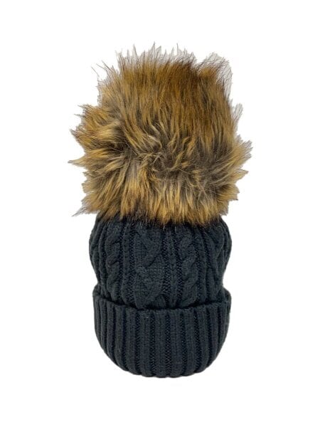 sacai ニット帽 THE NORTH FACE × SACAI ニット帽 ファー付き