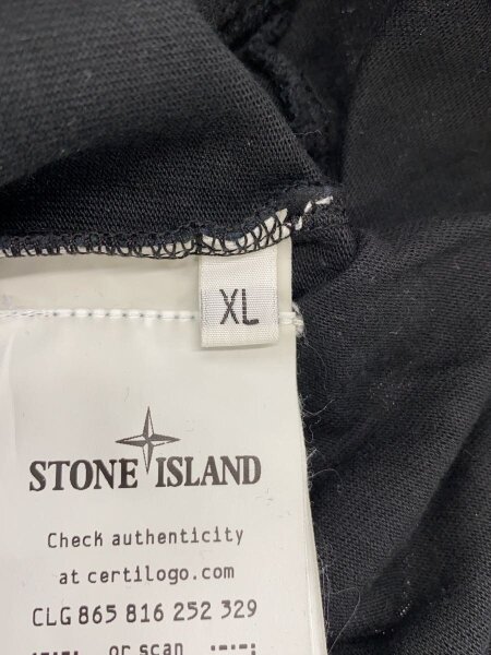STONE ISLAND(ストーンアイランド) / 長袖Tシャツ/XL/コットン/BLK