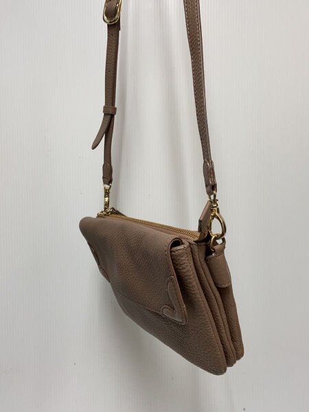 ANNA SUI(アナスイ) / ショルダーバッグ/レザー/BEG/無地 | 中古品の 