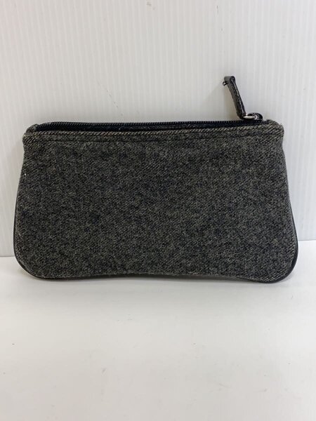 PRADA(プラダ) / ポーチ/ウール/GRY/無地 | 中古品の販売・通販なら 