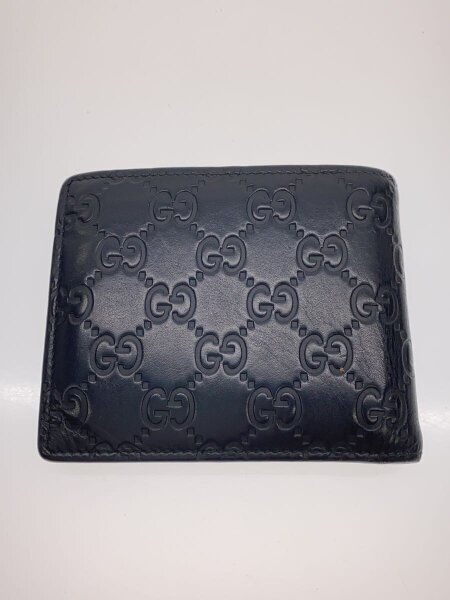 GUCCI(グッチ) / 2つ折り財布/レザー/BLK/メンズ/406693// | 中古品の