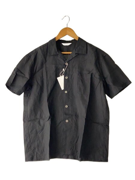 ARTS&SCIENCE ユニセックスsize 1 リネン シャツ black ARTS & SCIENCE(アーツアンドサイエンス) / HAWAIIAN SHIRTS/半袖