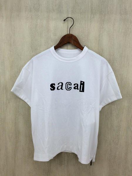 sacai(サカイ) / Tシャツ/カットソー/3/コットン/WHT/ロゴ/ボン 
