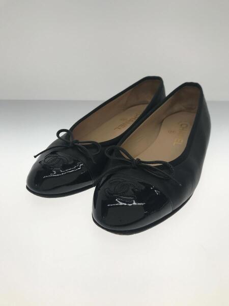 CHANEL(シャネル) / G02819Y01552/フラットパンプス/37.5/BLK